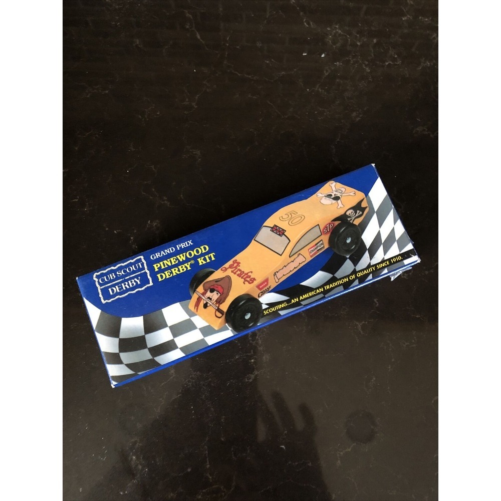 NOS Vtg Grand Prix Cub Boy Scouts Of America Pinewood Derby Car Kit 1996 Pirates